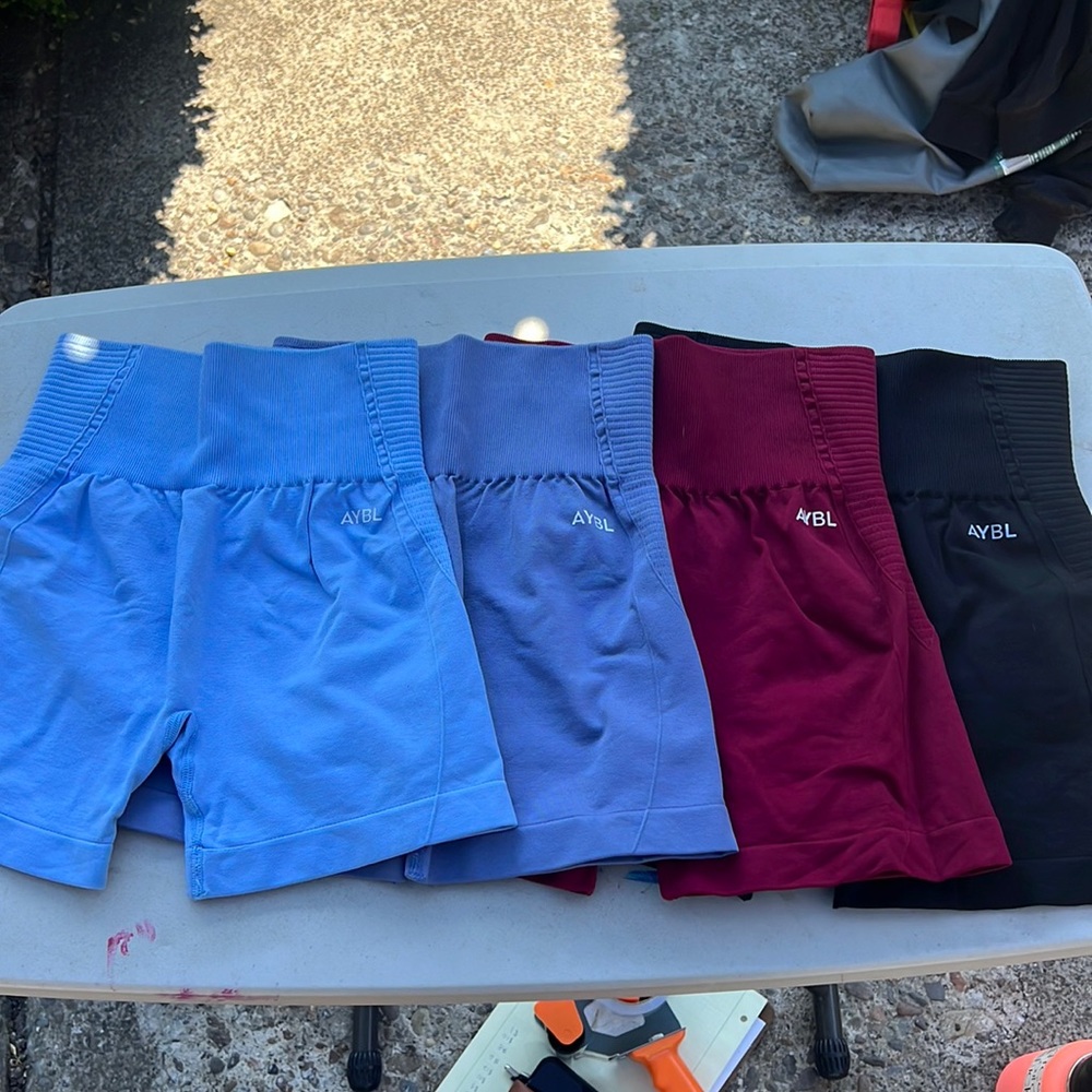 AYBL shorts - set of 4